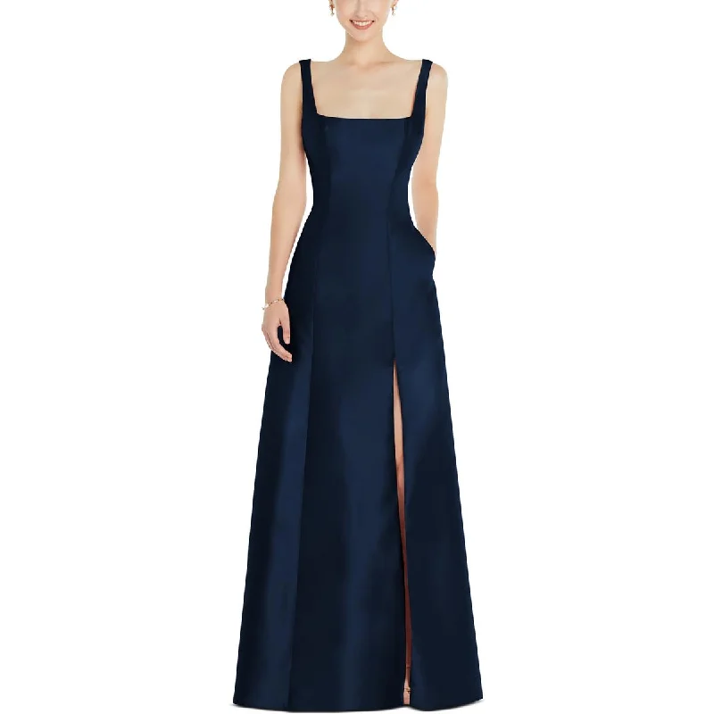 Bridesmaid DressAlfred Sung Womens Panel Maxi Evening Dress