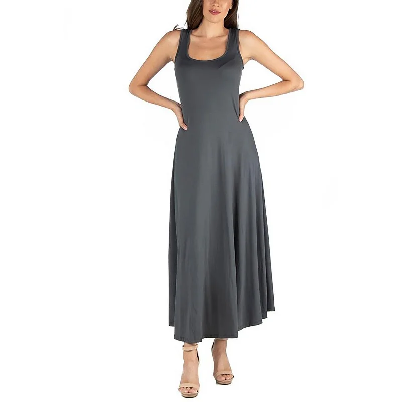 women's ball gown dresses24seven Comfort Apparel Womens Sleeveless Long Maxi Dress