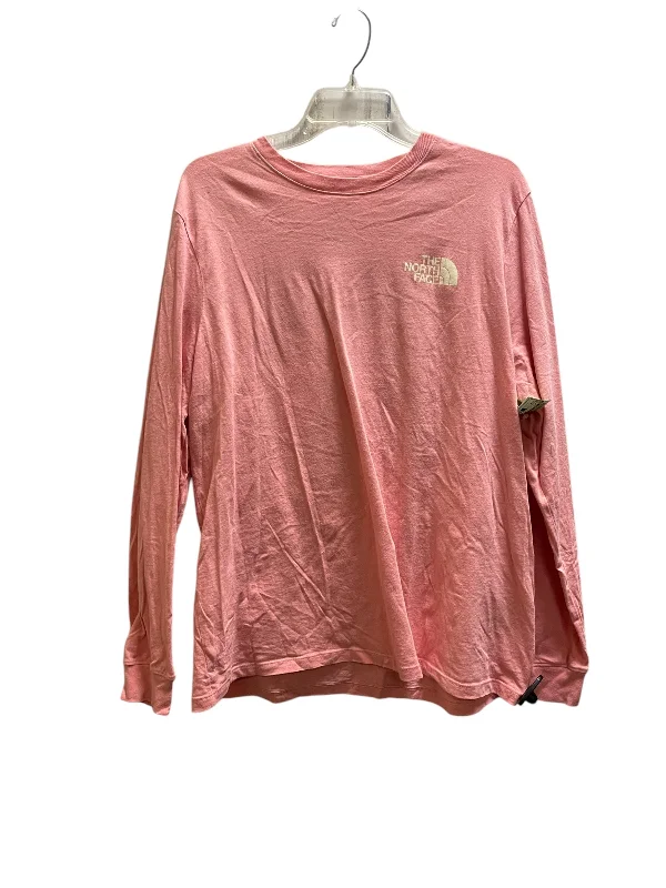 women's tops for maximalist fashion loversTop Long Sleeve By The North Face In Pink, Size: Xl