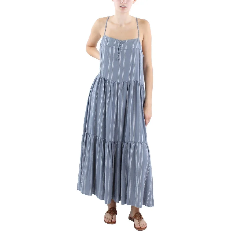 women's velvet dressesZ Supply Womens Cotton Long Maxi Dress