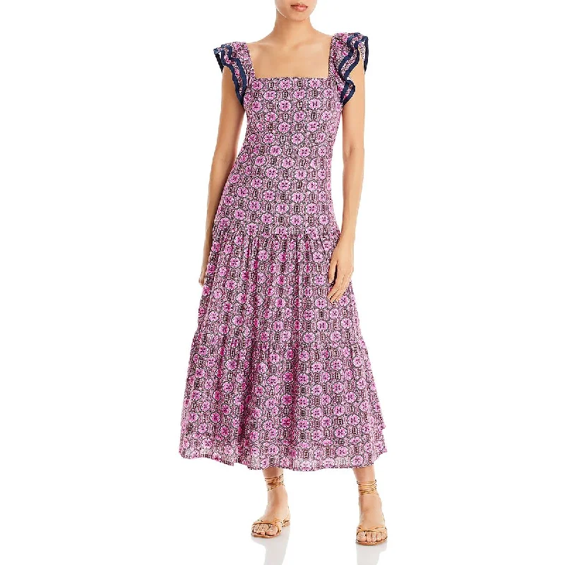 Velvet DressRhode Womens Pippa Pattern Cotton Maxi Dress