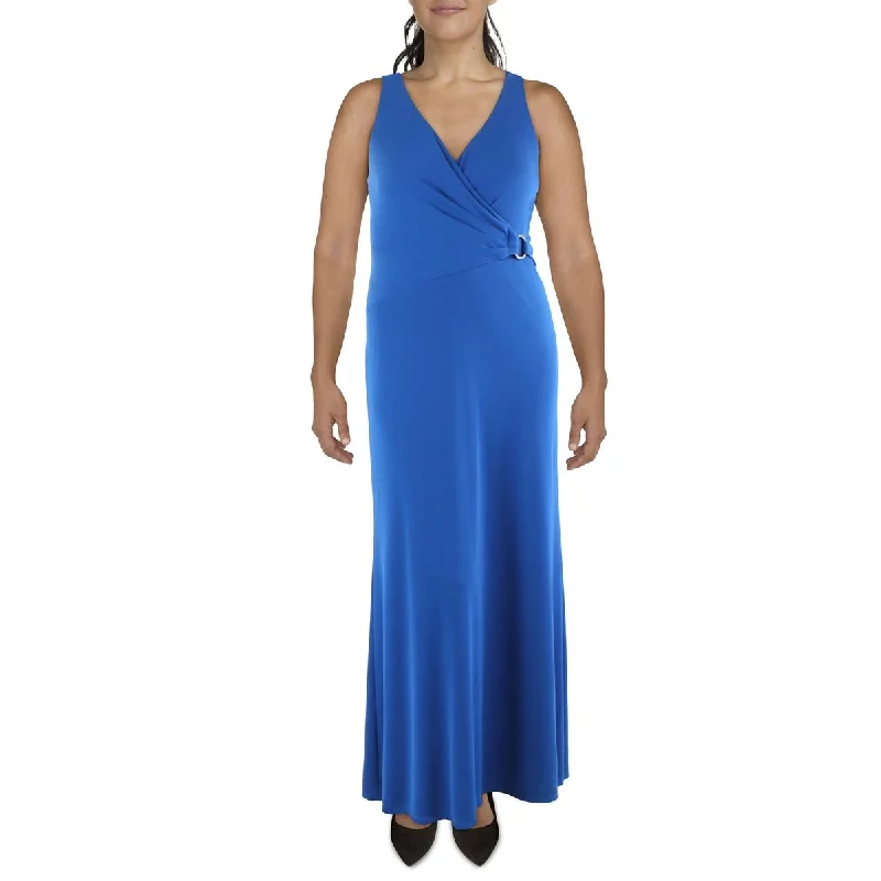 Floor-Length DressLauren Ralph Lauren Womens Jersey Maxi Evening Dress