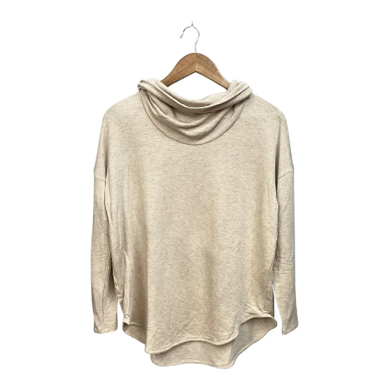 women's tops for those who want to add a personal touch to their wardrobe with unique and one-of-a-kind piecesTop Long Sleeve By Lou And Grey In Tan, Size: M