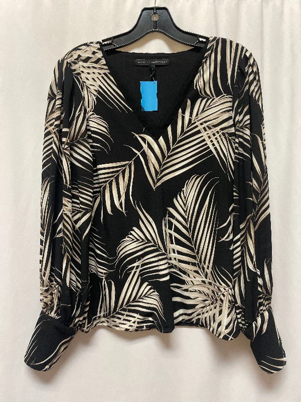 women's tops for those who want to add a personal touch to their wardrobe with unique and one-of-a-kind piecesTop Long Sleeve By White House Black Market In Black, Size: S