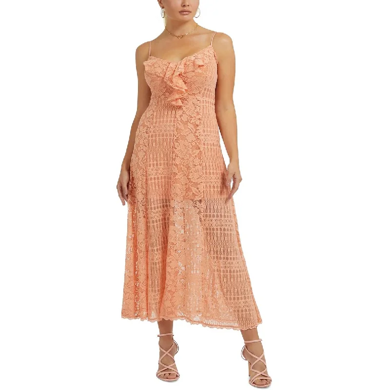 women's sheath dressesGuess Womens Lace Maxi Dress