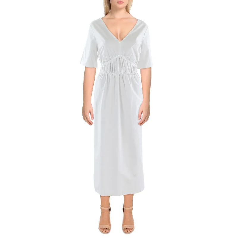 women's limited-edition dressesTash + Sophie Womens Shirred Long Maxi Dress