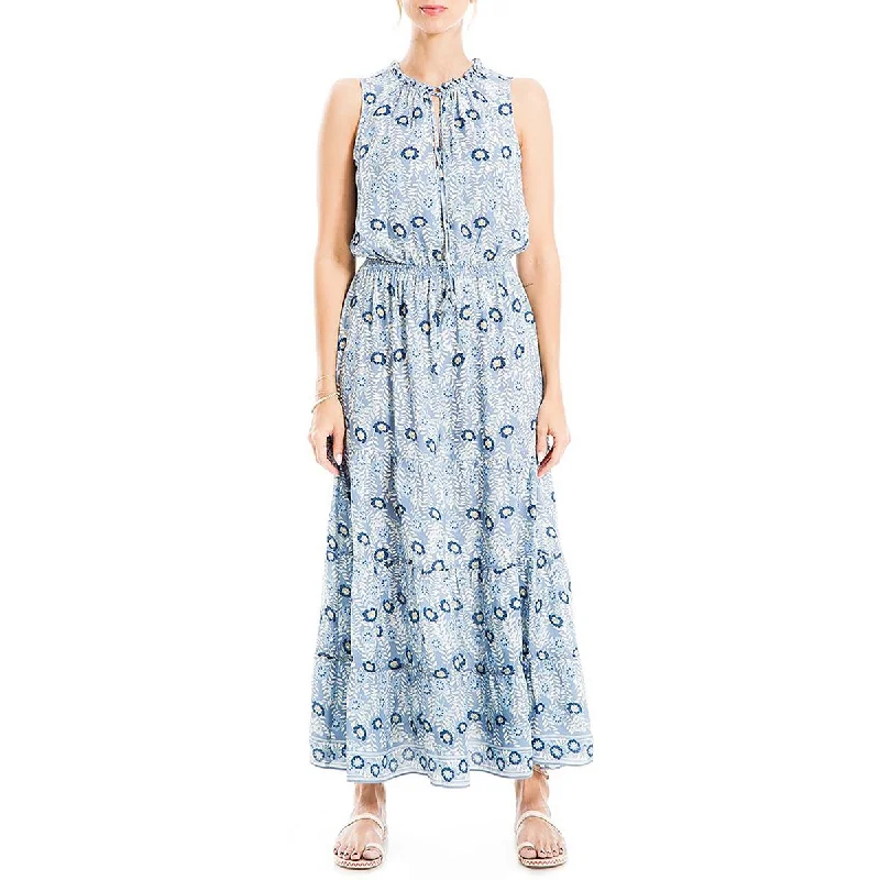 Statement DressMax Studio Womens Floral Tiered Maxi Dress