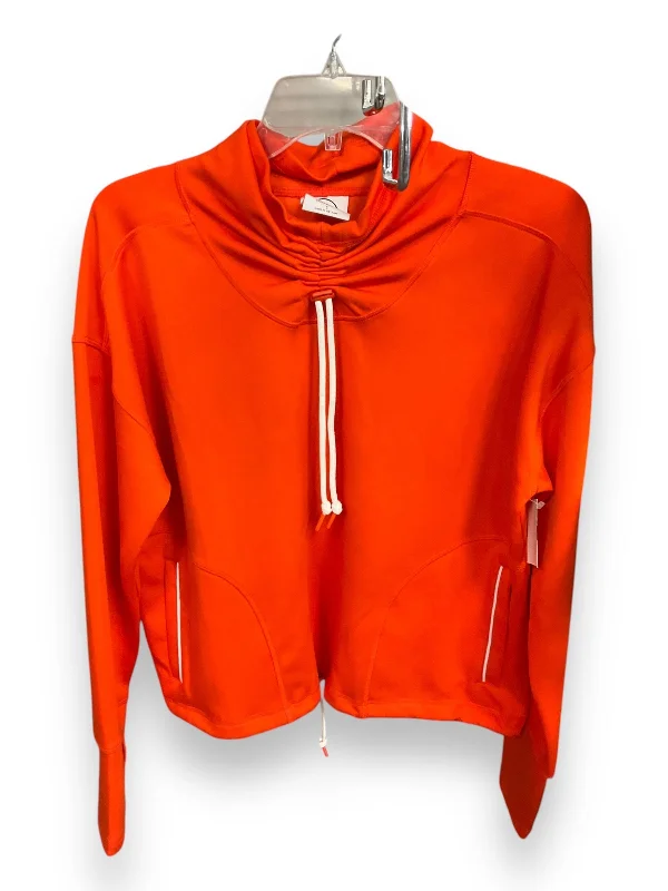 trendy women's topsTop Long Sleeve By Sage In Orange, Size: S