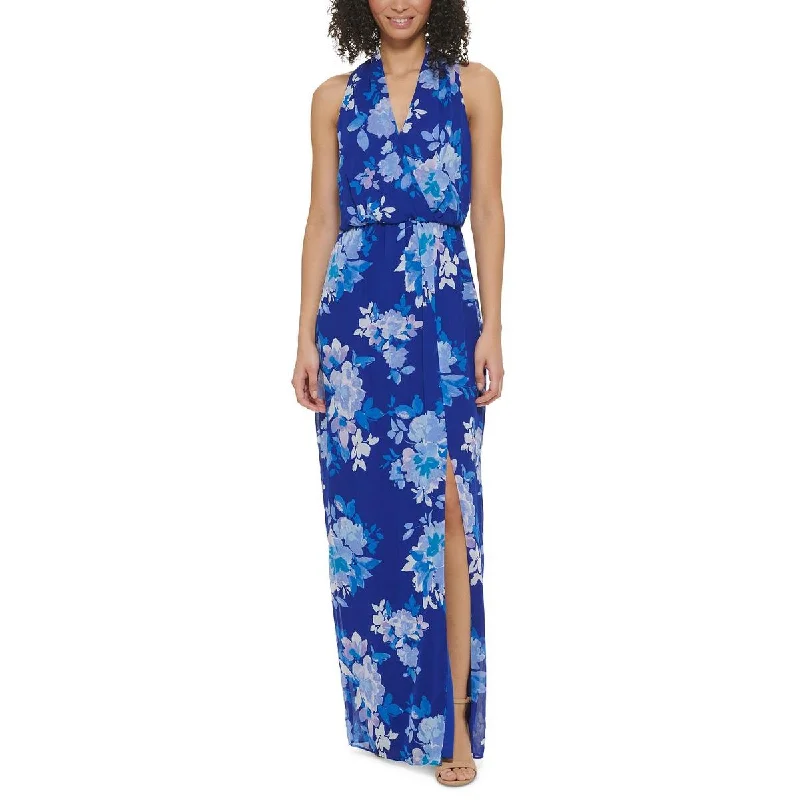 women's wrap dressesJessica Howard Womens Chiffon Floral Print Maxi Dress