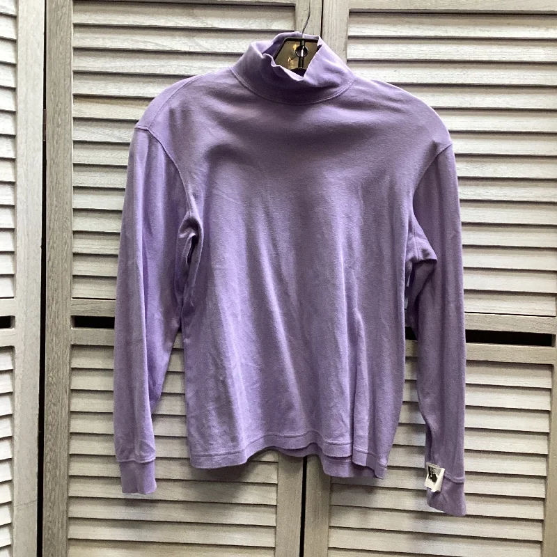 off-the-shoulder women's topsTop Long Sleeve By Talbots In Purple, Size: S