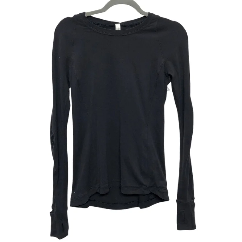 women's tops for those who appreciate subtle and muted tonesTop Long Sleeve By Lululemon In Black, Size: 6