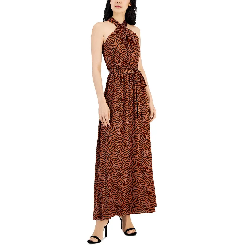 women's spaghetti strap dressesAnne Klein Womens Daytime Maxi Halter Dress