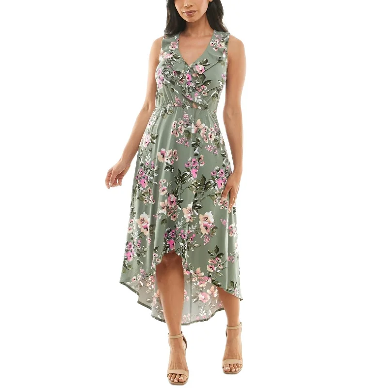 women's flowy dressesBCX Womens Floral Maxi Maxi Dress