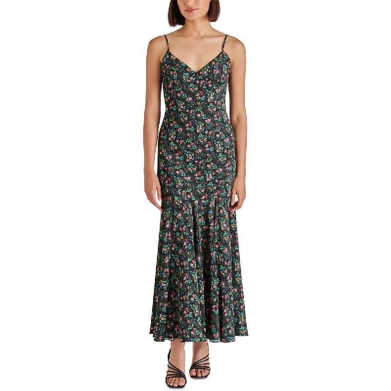 women's vintage dressesBetsey Johnson Womens Floral Print  Maxi Dress