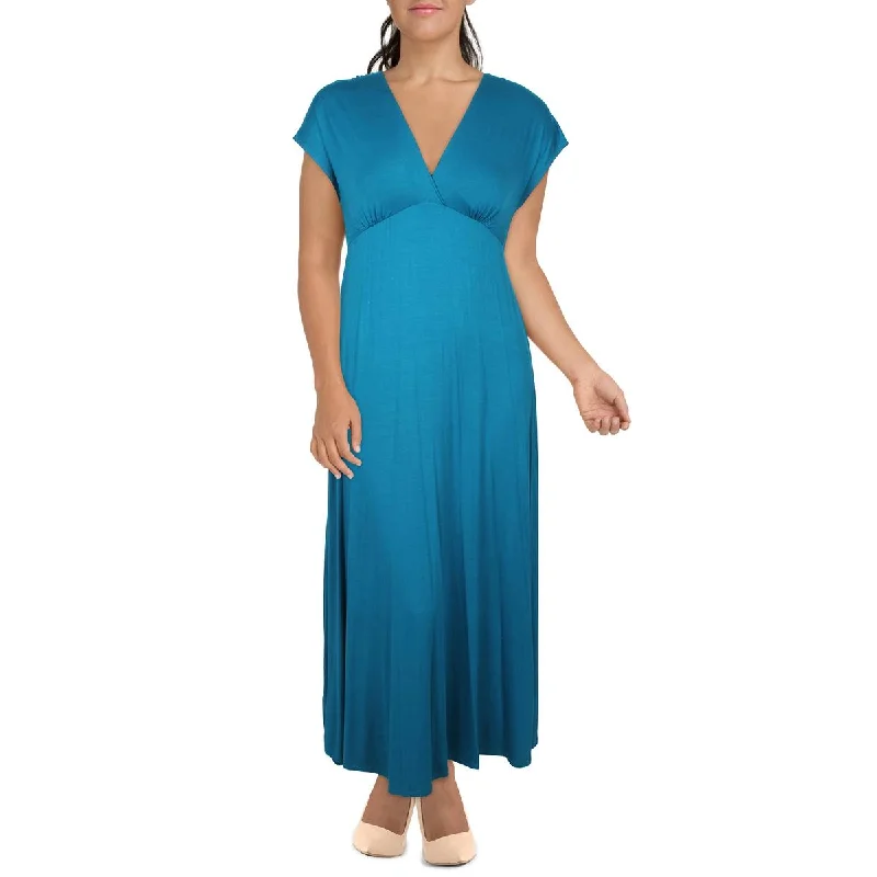 women's shift dresses24seven Comfort Apparel Womens Poncho Sleeve Long Maxi Dress