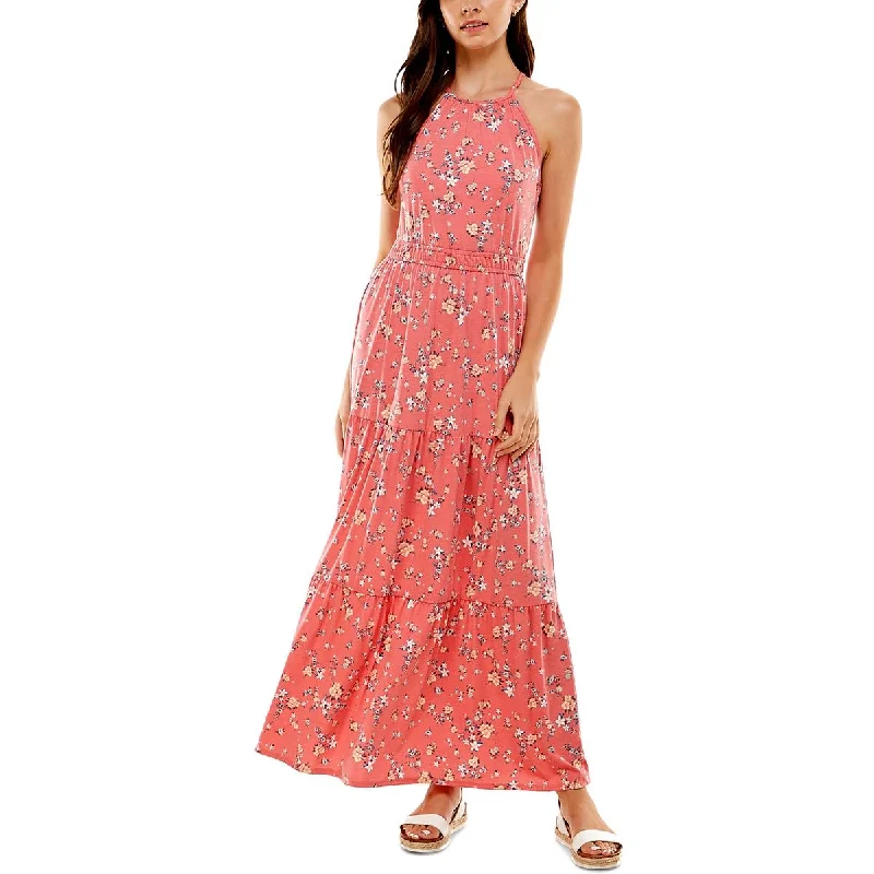 women's casual Friday dressesKingston Grey Womens Sundress Maxi Halter Dress