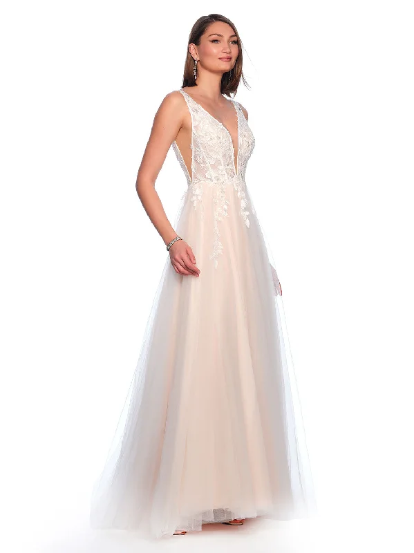 women's sleeveless dressesWedding Dress by Dave and Johnny 11466