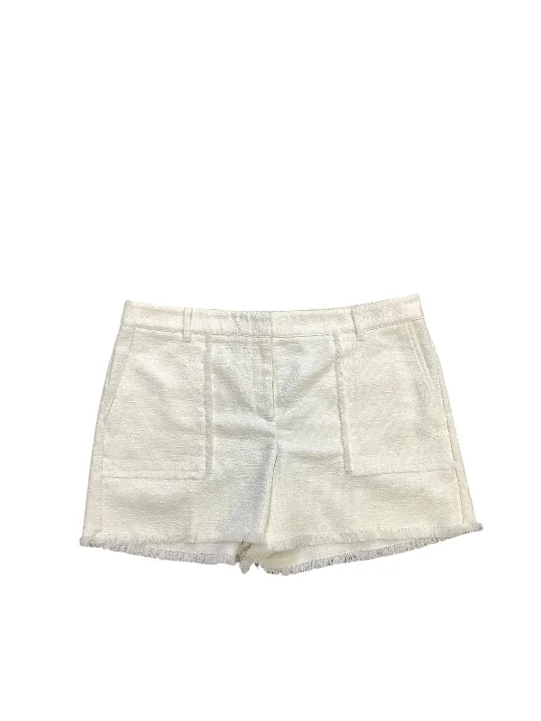 women's cycling shortsShorts By Ann Taylor In White, Size: 14