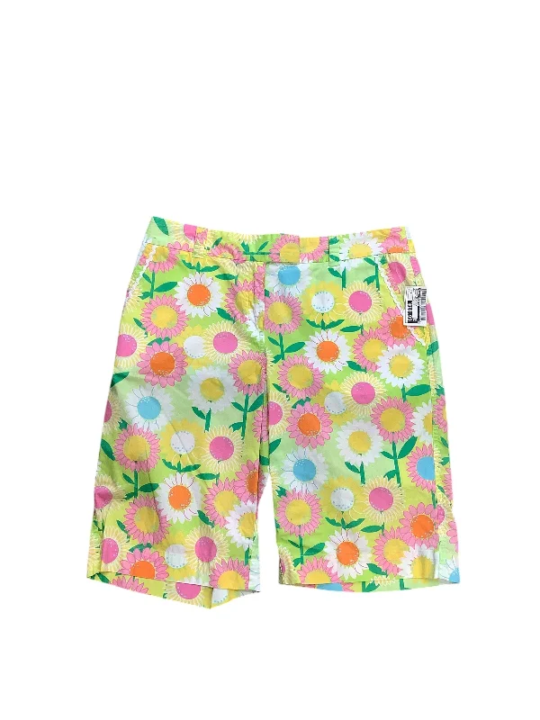 women's casual shortsShorts Designer By Lilly Pulitzer In Floral Print, Size: 6