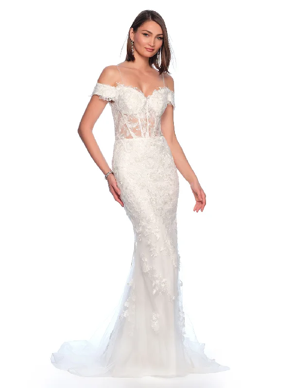 Laced-Up DressWedding Dress by Dave and Johnny 10619