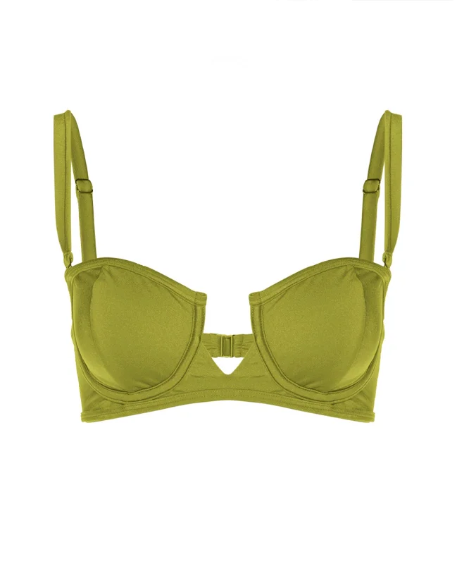 Mix-and-Match Female SwimwearCoco top in Green