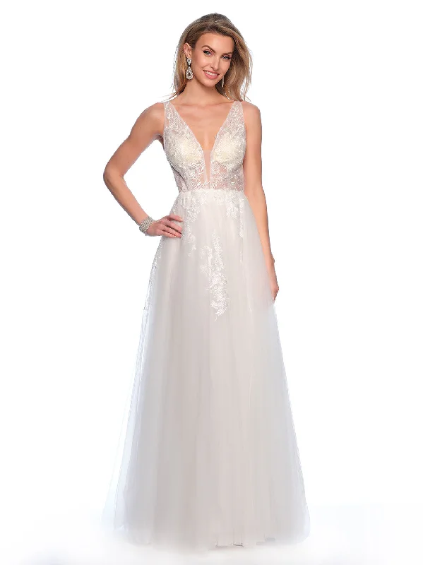 Satin DressWedding Dress by Dave and Johnny 12020