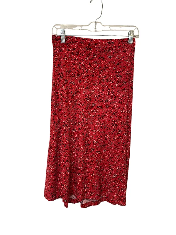 women's figure-flattering business skirtsSkirt Maxi By Old Navy In Red, Size: S