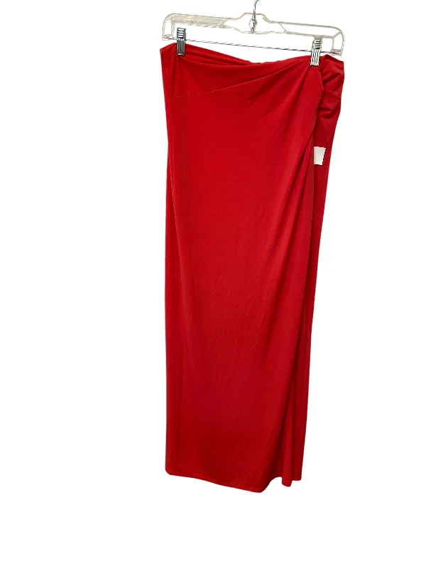 women's polyester skirtsSkirt Maxi By Wild Fable In Pink, Size: L