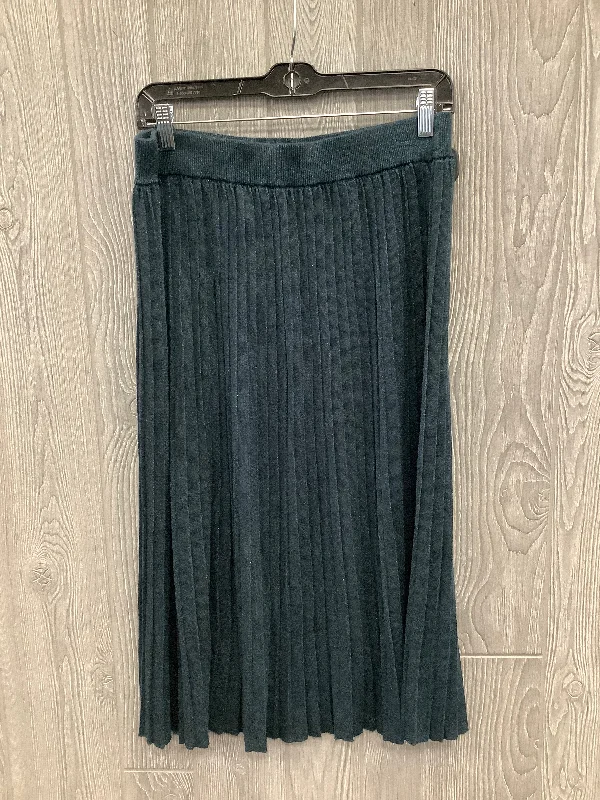 women's button-down high-slit skirts for weddingsSkirt Midi By H&m In Green, Size: 8