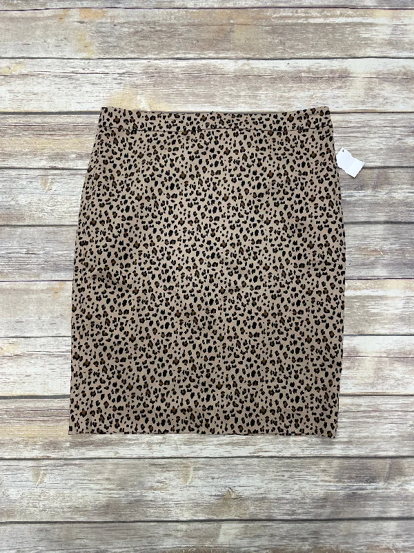 women's knitted skirtsSkirt Midi By J. Crew In Animal Print, Size: 14