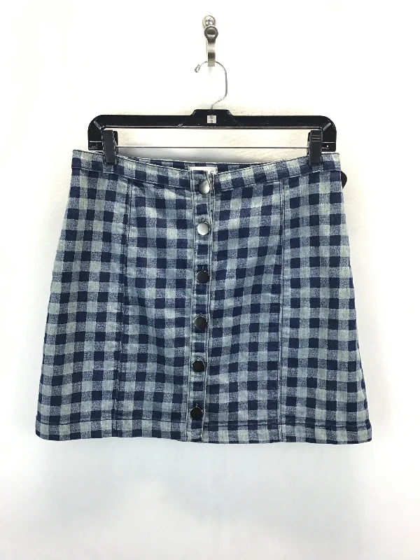 women's mini skirtsSkirt Mini & Short By Cooperative In Plaid, Size: M