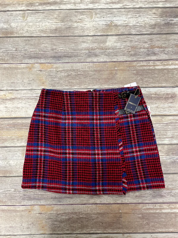 women's skater skirtsSkirt Mini & Short By Forever 21 In Plaid Pattern, Size: L