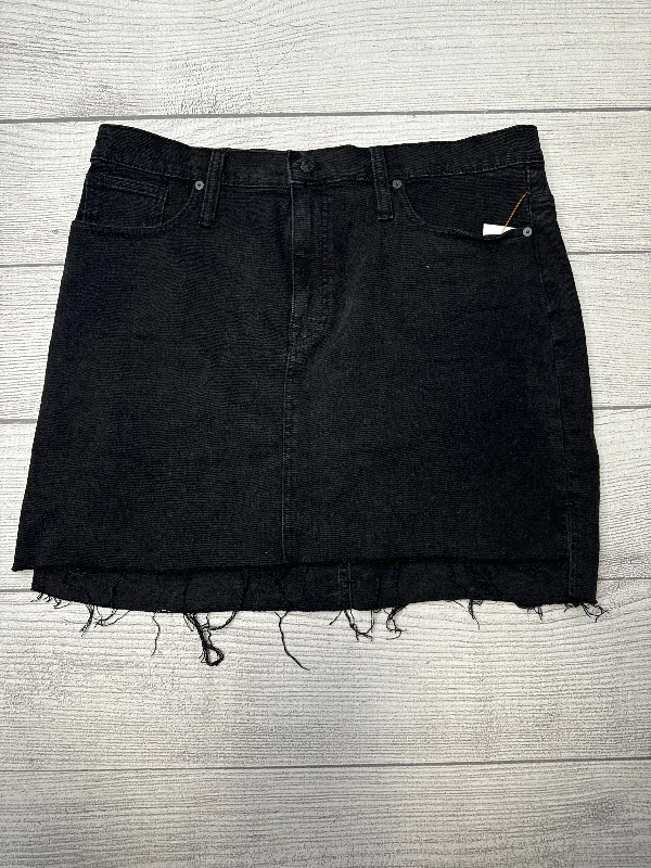 women's button-down skirtsSkirt Mini & Short By Madewell In Black, Size: 12