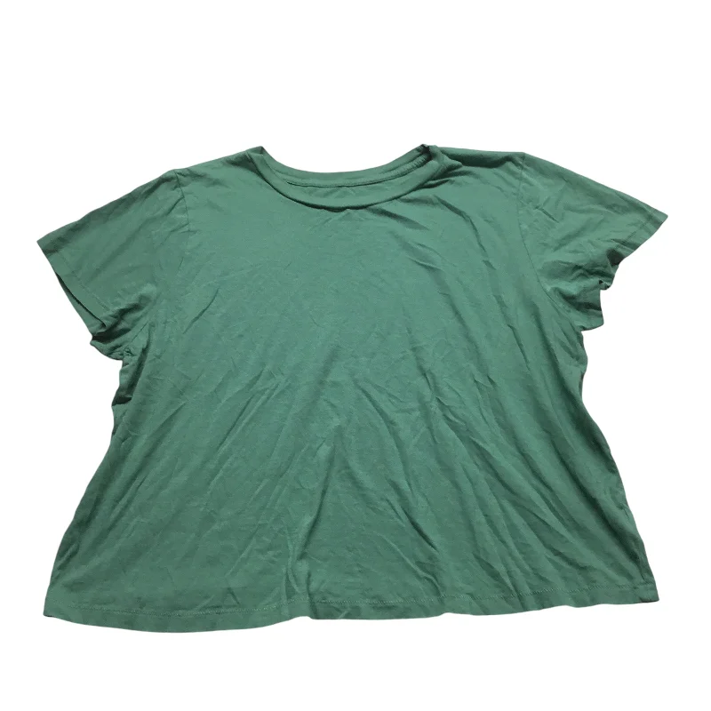 women's tops that offer a perfect blend of style, comfort, and affordabilityTop Short Sleeve Basic By Universal Thread In Green, Size: Xxl