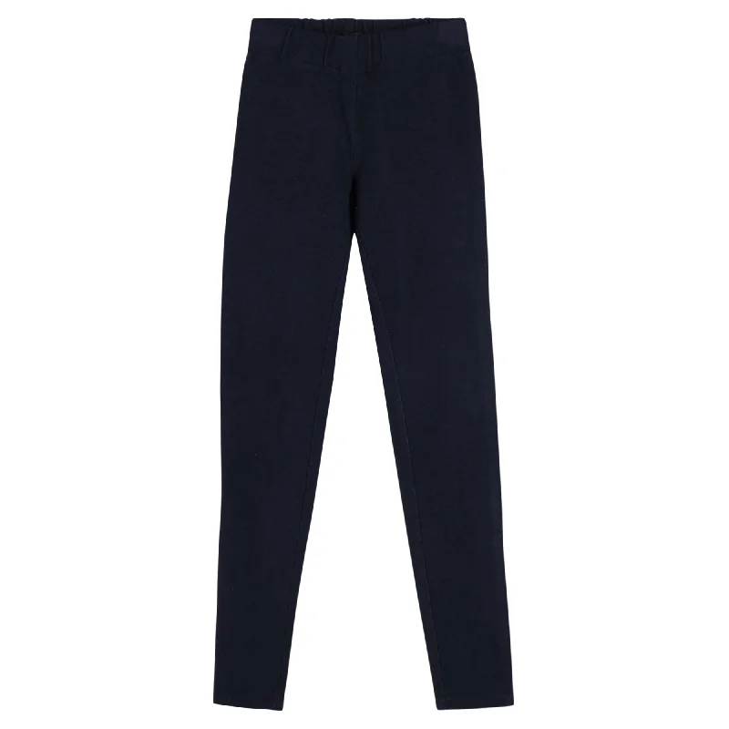 women's velvet pantsJoseph Skinny Trouser Pants in Blue Cotton