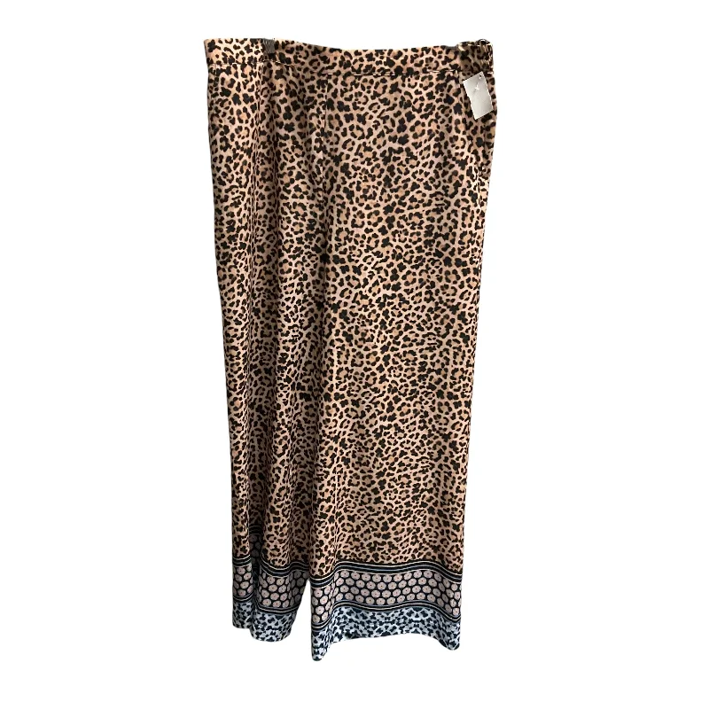 women's timeless pantsPants Lounge By Joan Vass In Animal Print, Size: Xl