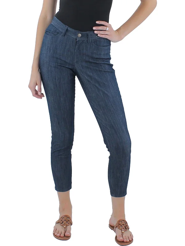 women's short pantsWomens Cropped Mid-Rise Skinny Pants