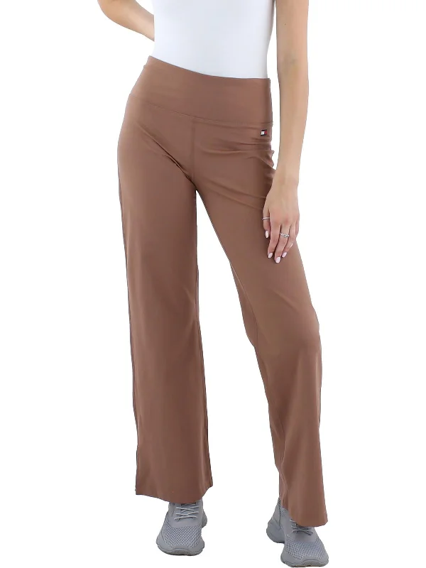 women's everyday pantsWomens Logo Stretch Flared Pants