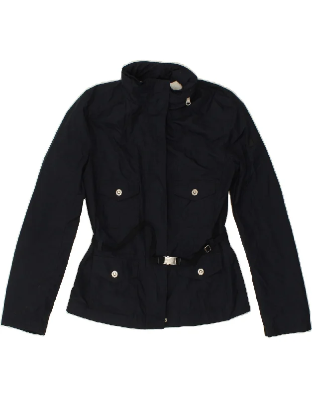 women's coats for formal eventsMARINA YACHTING Womens Utility Jacket IT 42 Medium Navy Blue Polyester