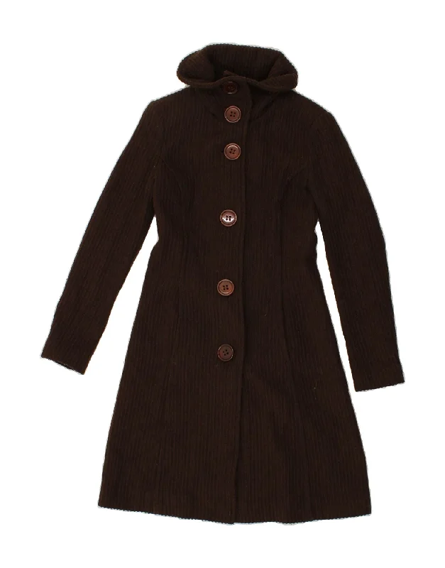 women's coats for snowboardingMAX & CO. Womens Overcoat UK 8 Small Brown Wool