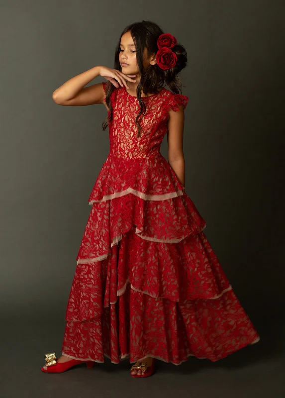 women's velvet dressesAzalea Dress in Scarlet