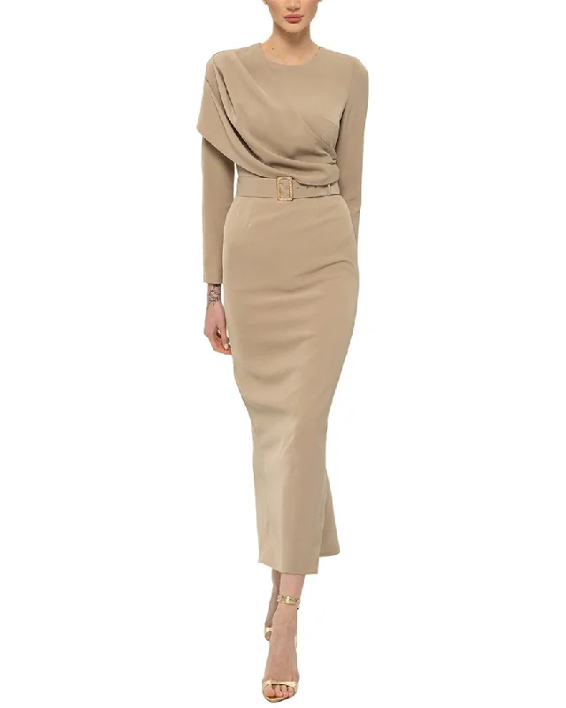 Long-Sleeve DressBGL Midi Dress