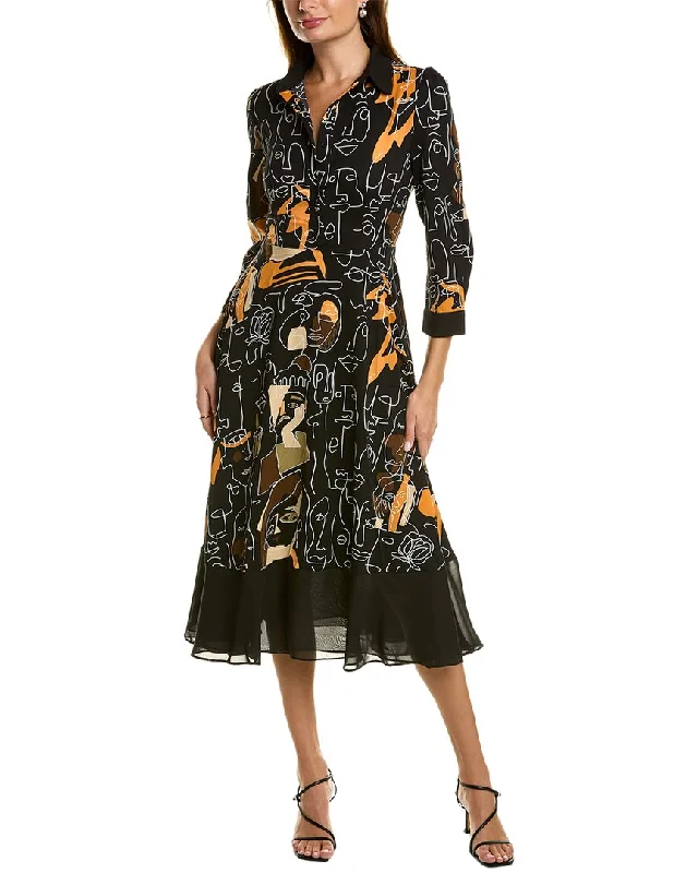 women's handmade dressesGracia Printed Midi Dress