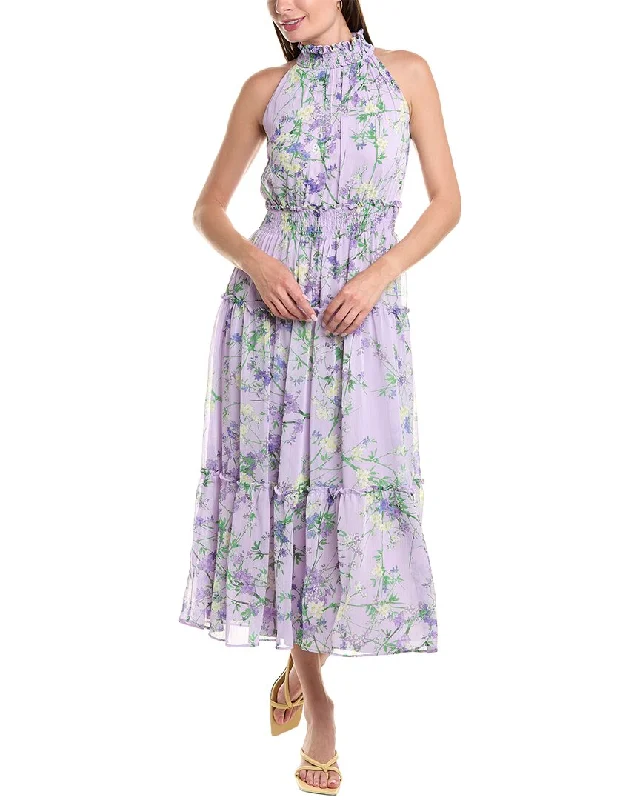 women's easy-to-wear dressesTaylor Chiffon Tiered Midi Dress