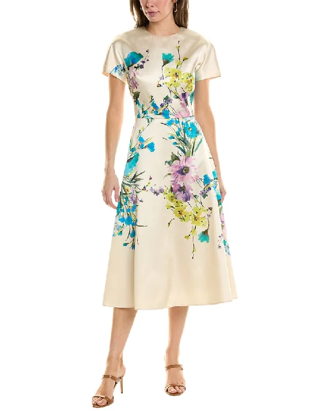 Organza DressTeri Jon by Rickie Freeman Mikado Midi Dress