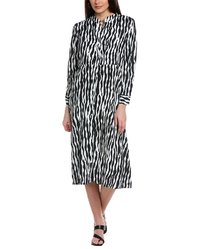 Asymmetric DressYAL New York Printed Midi Dress