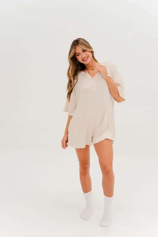 women's tops with lace-up frontsAll Weekend Long Romper