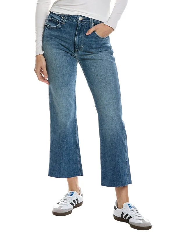 women's denim jeans with elastic waistbandsAMO Patience High-Rise Kick Crop Jean