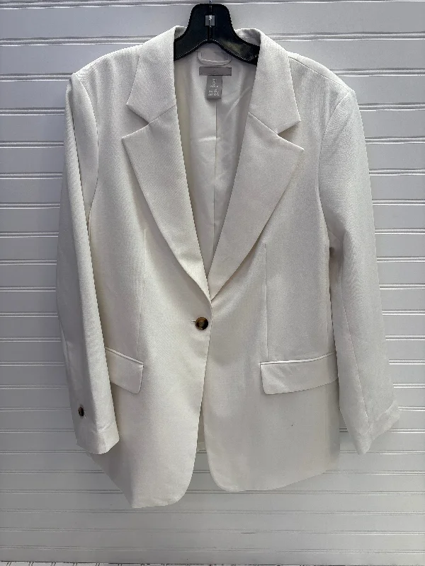 casual women's coatsBlazer By H&m In White, Size: M