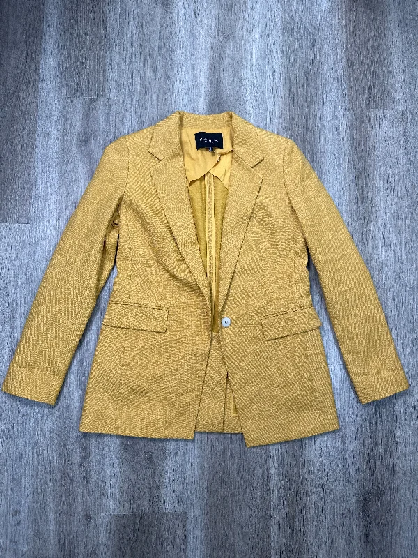 women's coats for cozy nights inBlazer By Lafayette 148 In Yellow, Size: Xs